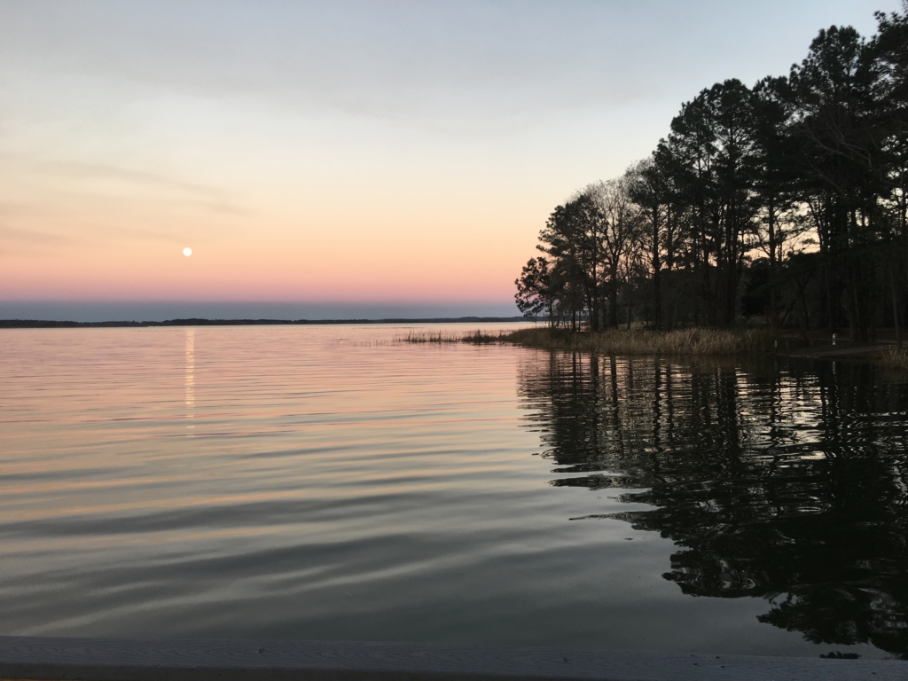 Lake Seminole as the sun set.