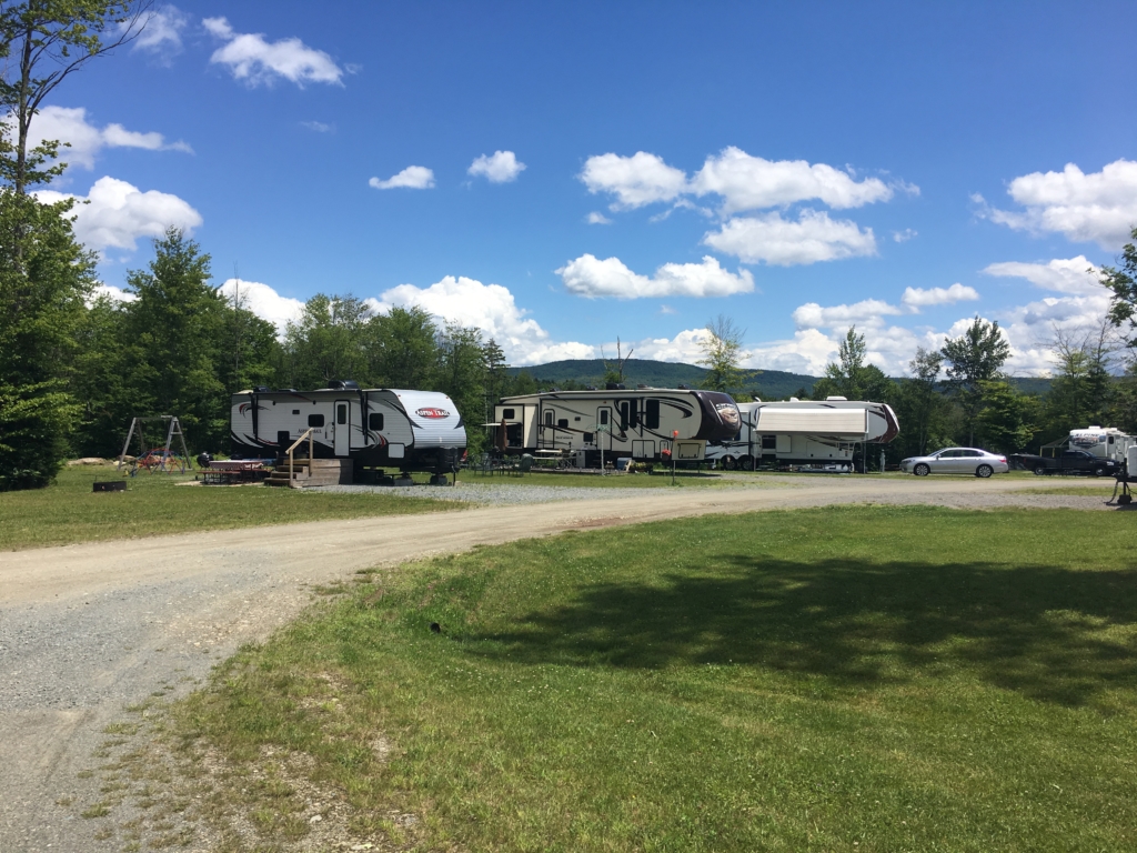 Campsites at Maplewoods Campground in Johnson, Vermont
