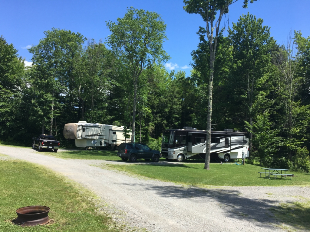 Maplewoods Campground in Johnson, Vermont