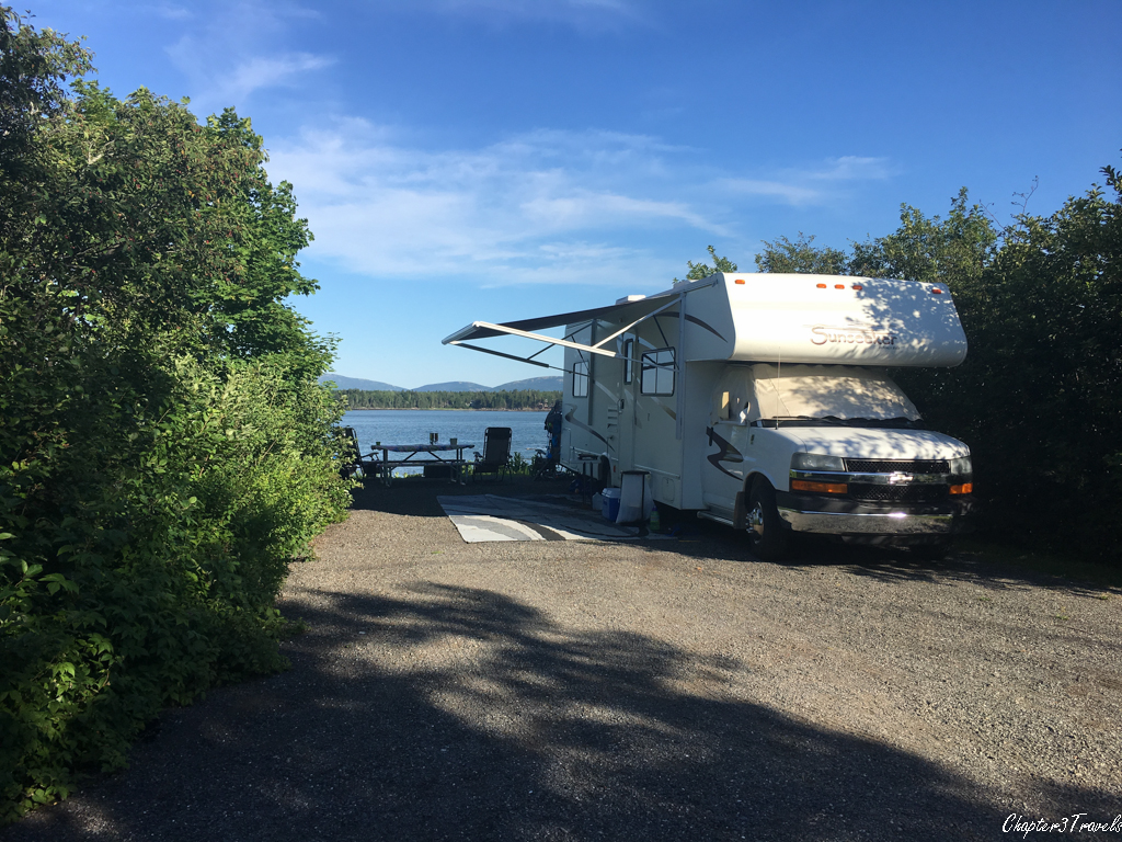 Premium waterfront sites at Narrows Too Campground