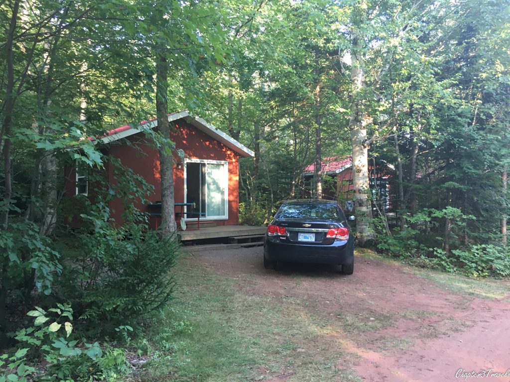 Cabin at New Glasgow Highlands Campground in PEI