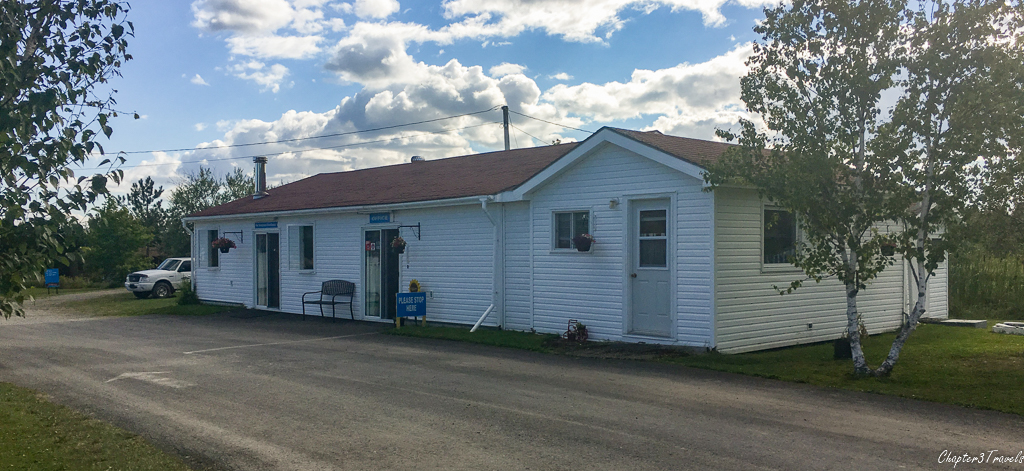 The office building at Bras d"Or Lake Campground, Baddeck, Nova Scotia