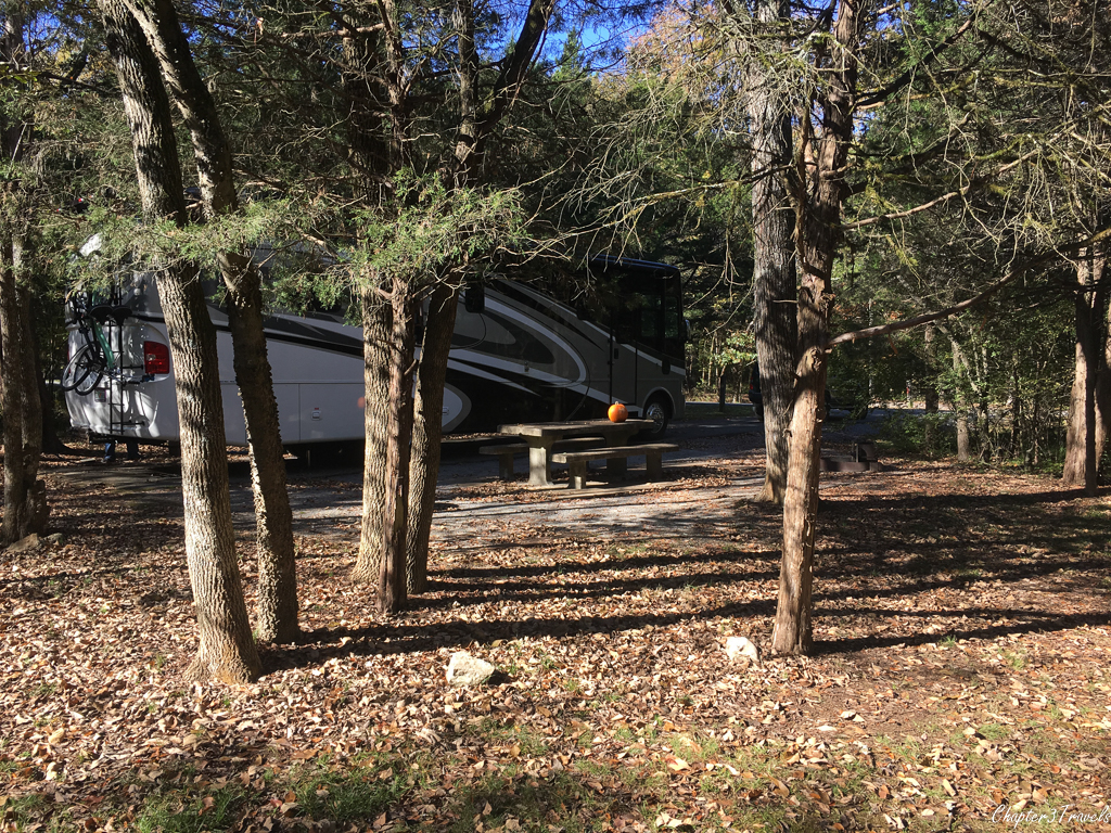 Campsite #1 at Seven Points Campground in Hermitage, Tennessee
