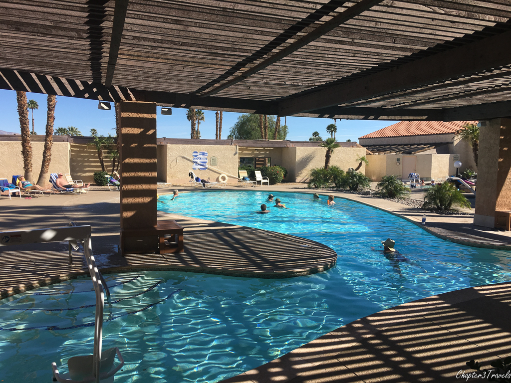 Pools at Sky Valley Resort in Desert Hot Springs, California