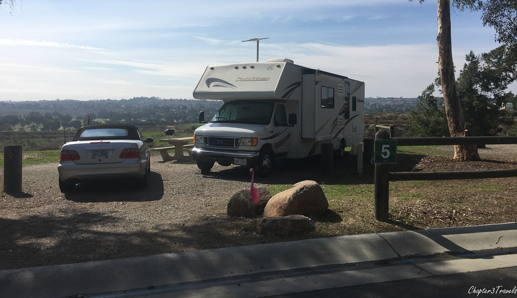 Campsite in south loop of Sweetwater Summit Regional Park