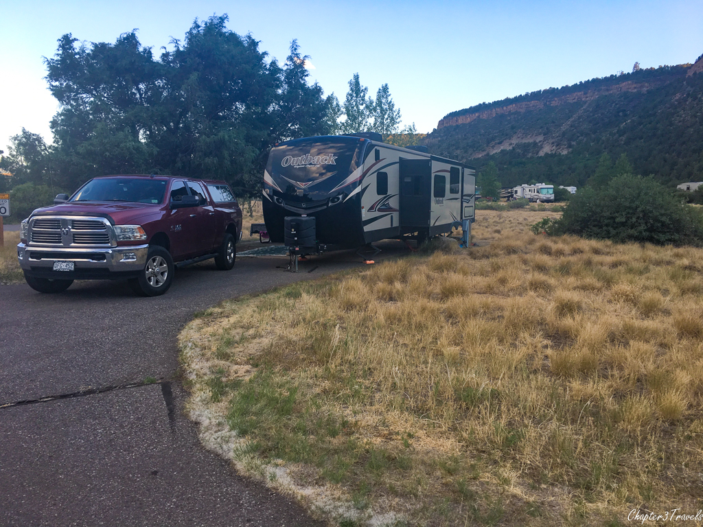 Campsite at Ridgway State Park, Ridgway, Colorado