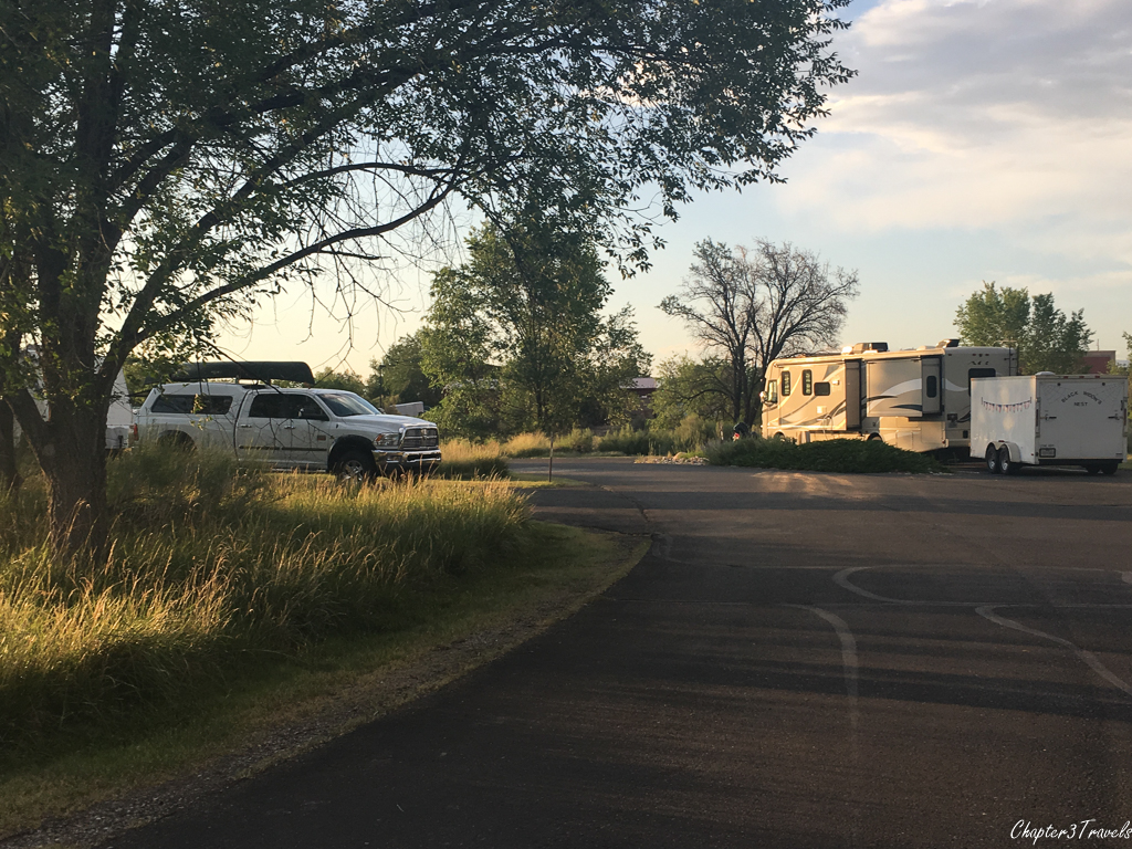 Campsites at James Robb State Park - Fruita Section