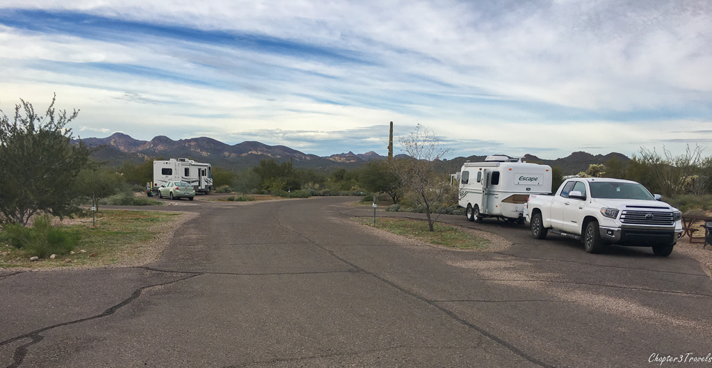 Campsites at Lost Dutchman State Park