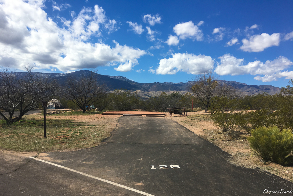 Campsite at Dead Horse Ranch State Park in Cottonwood, Arizona