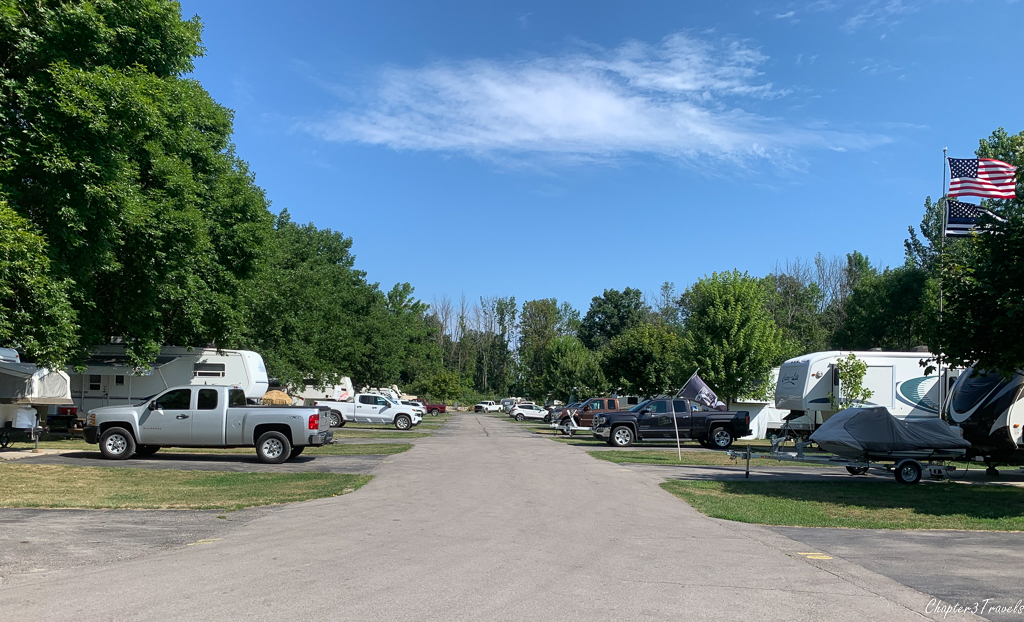 Finn Road Campground in Essexville, Michigan