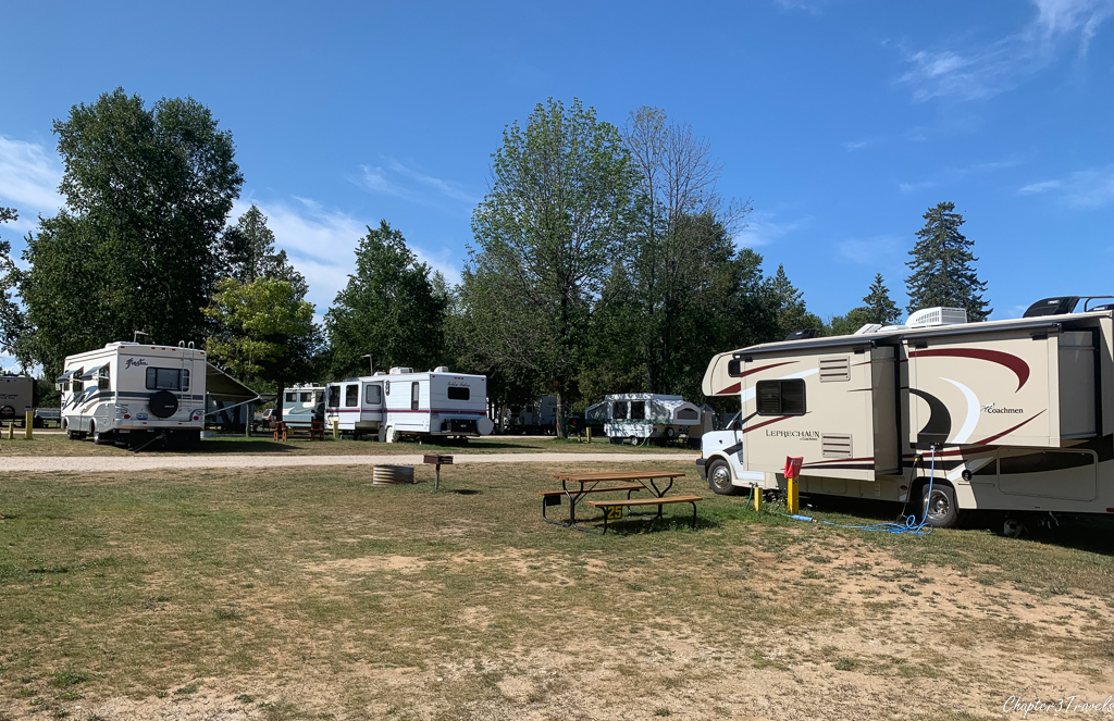 Mackinaw City Campground in Mackinaw City, Michigan