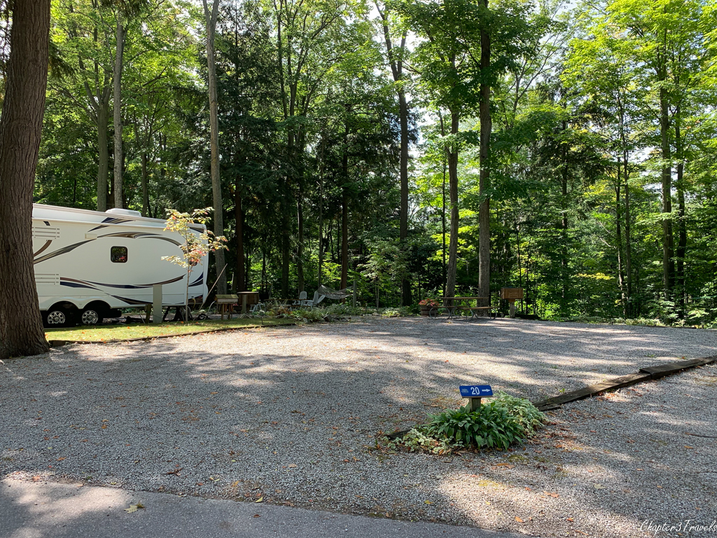 Holiday Park Campground in Traverse City, Michigan